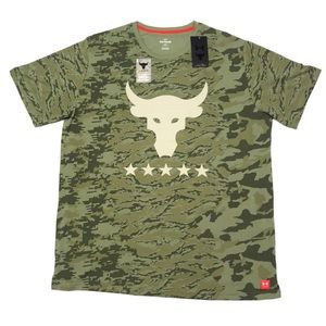 Under Armour Men's XXL Project Rock Veterans Day Show Your Work T-Shirt By Land